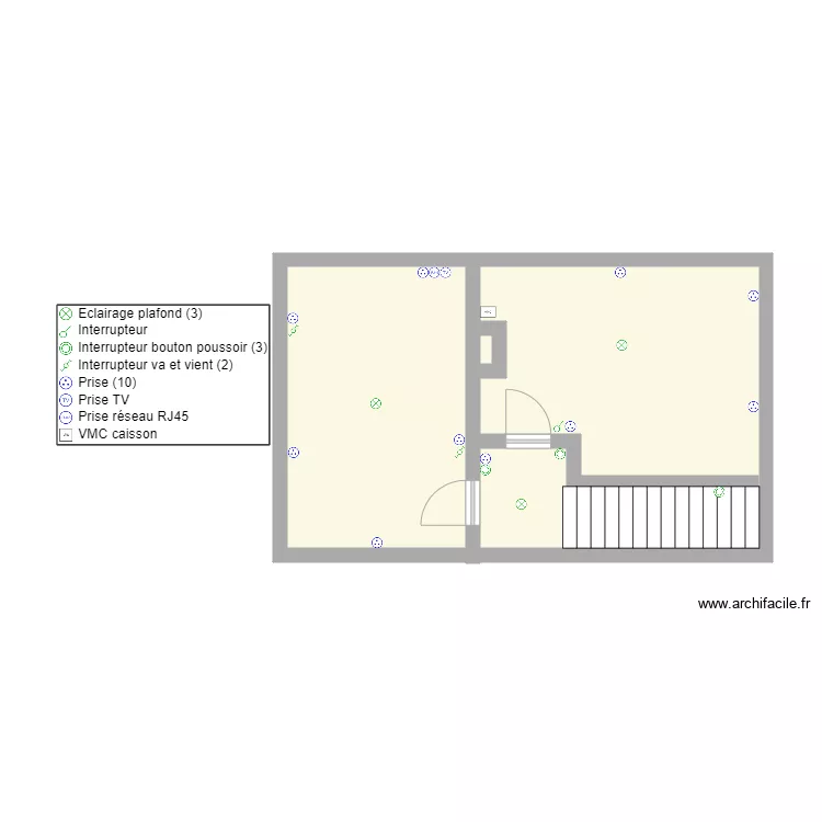 houplin ancoisne 2eme. Plan de 