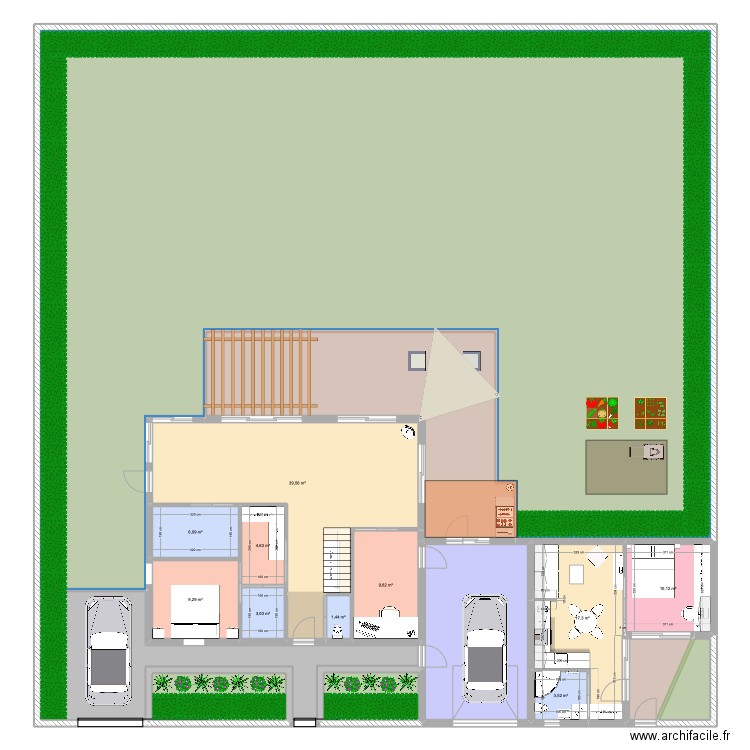 lkjhgf. Plan de 28 pièces et 707 m2