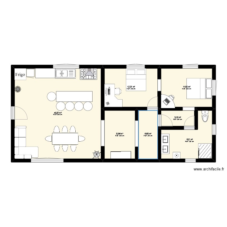 papi Work . Plan de 0 pièce et 0 m2