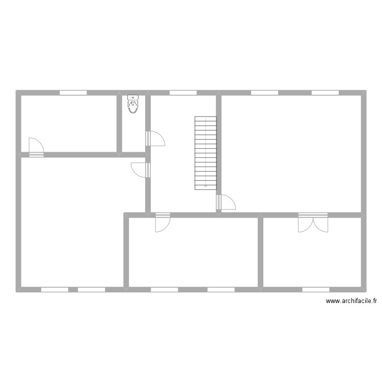 2st v1. Plan de 7 pièces et 184 m2