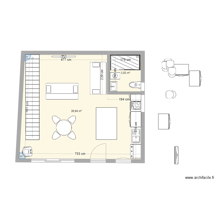 LOC. Plan de 0 pièce et 0 m2