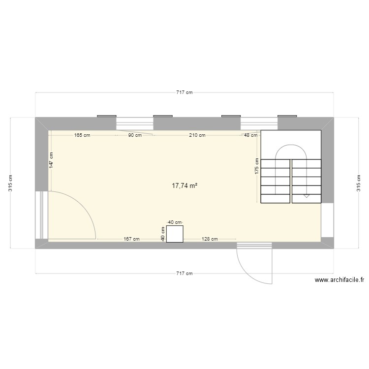 new house empty. Plan de 0 pièce et 0 m2