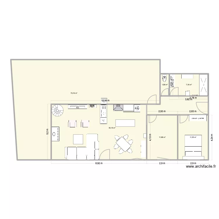 Maison VBK. Plan de 6 et 159 m² Maison VBK. Plan de 6 et 159 m²