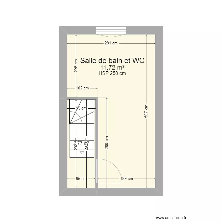 COLANGE  St Martin. Plan de 