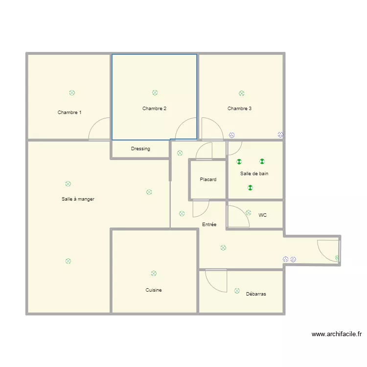 EGREON Gabriel. Plan de 