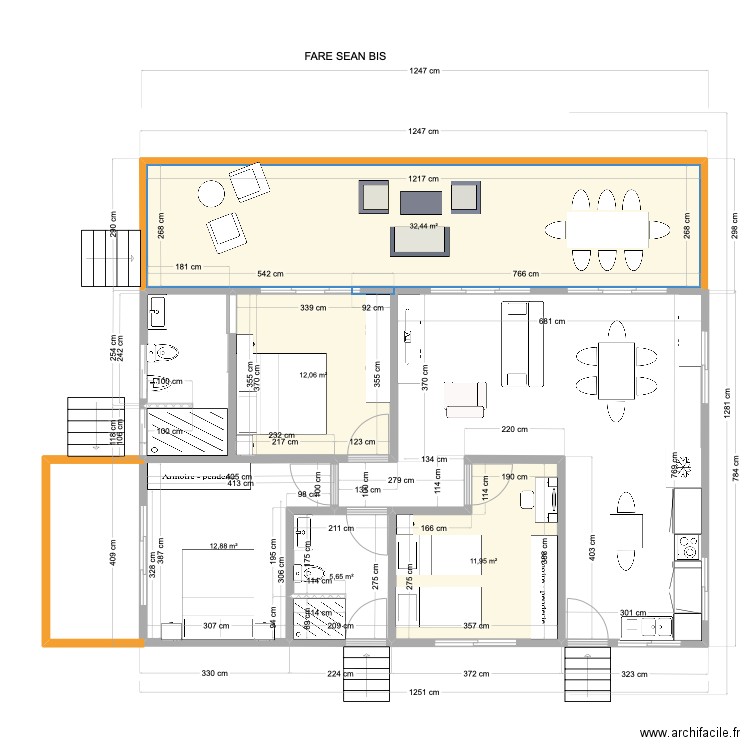 FARE SEAN 3CH BIS. Plan de 0 pièce et 0 m2