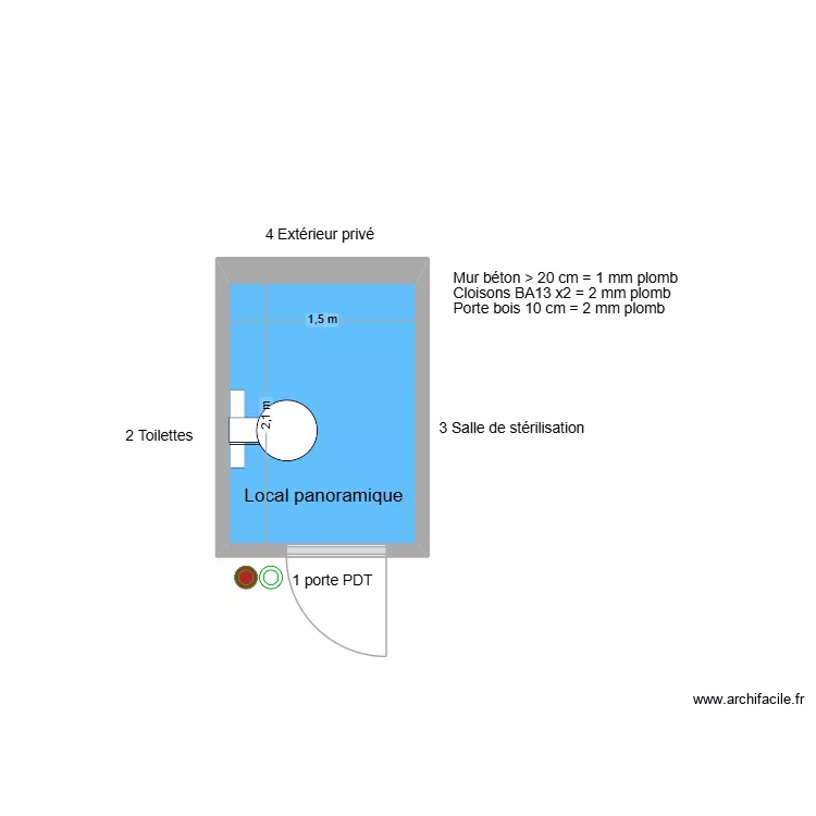30693 Local panoramique. Plan de 