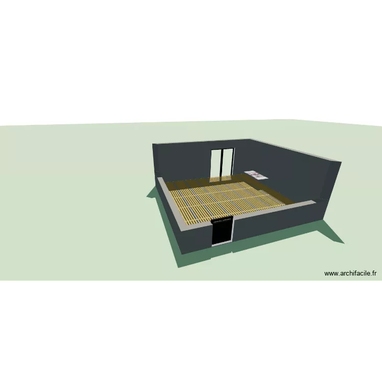 TERRASSE. Plan de 1 et 33 m² TERRASSE. Plan de 1 et 33 m²
