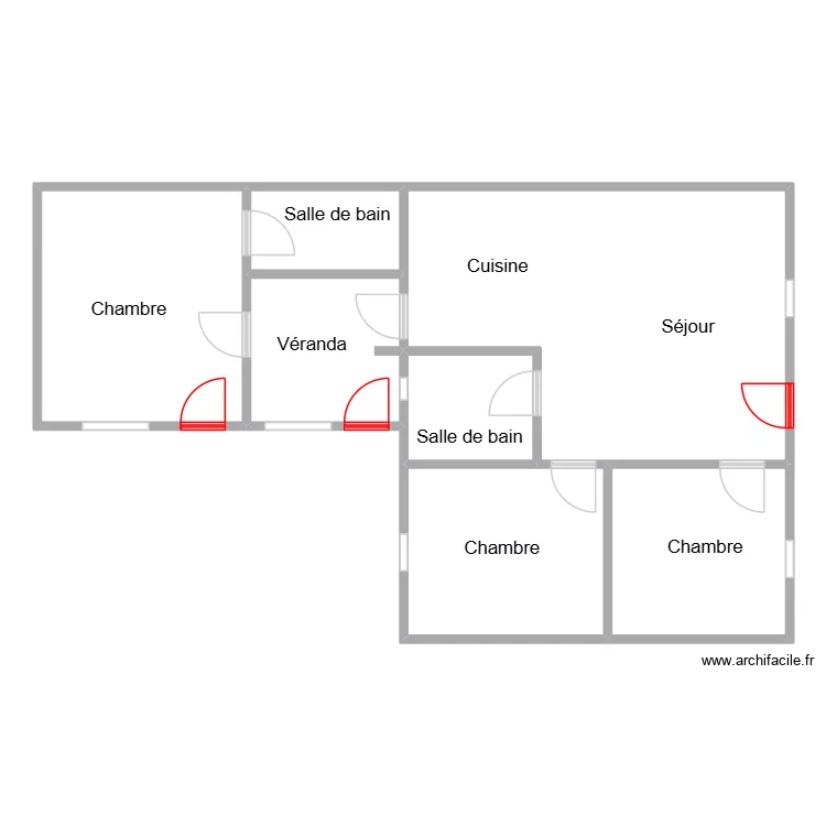 Leblond_plan. Plan de 7  et 179 m²