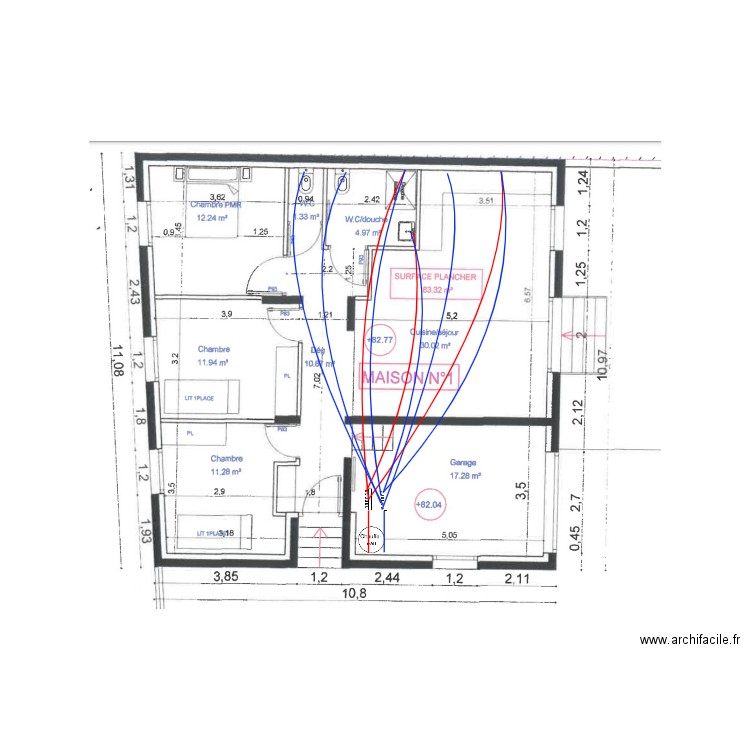 PLAN TABARAKA MAISON 1 HYDRAULIQUE. Plan de 0 pièce et 0 m2