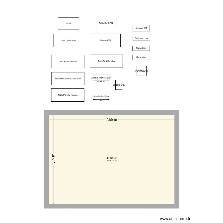 Eléments CQ Tantale. Plan de 0 pièce et 0 m2 Eléments CQ Tantale. Plan de 0 pièce et 0 m2