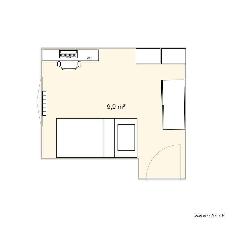 chambre moi. Plan de 0 pièce et 0 m2