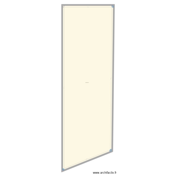 AVANT. Plan de 1 pièce et 319 m2