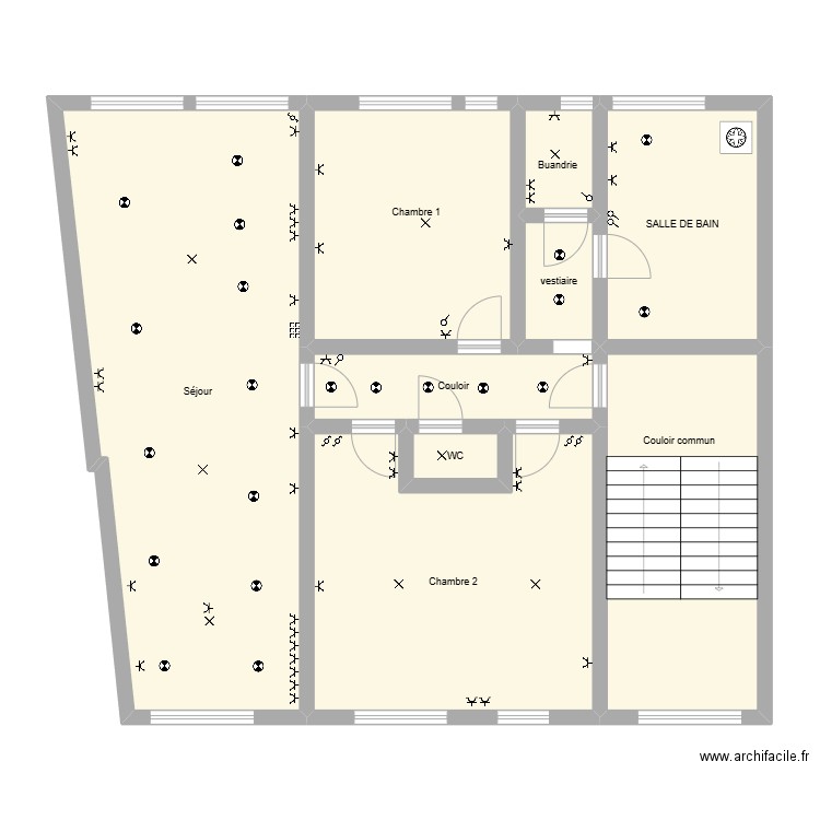 Cedric. Plan de 19 pièces et 374 m2