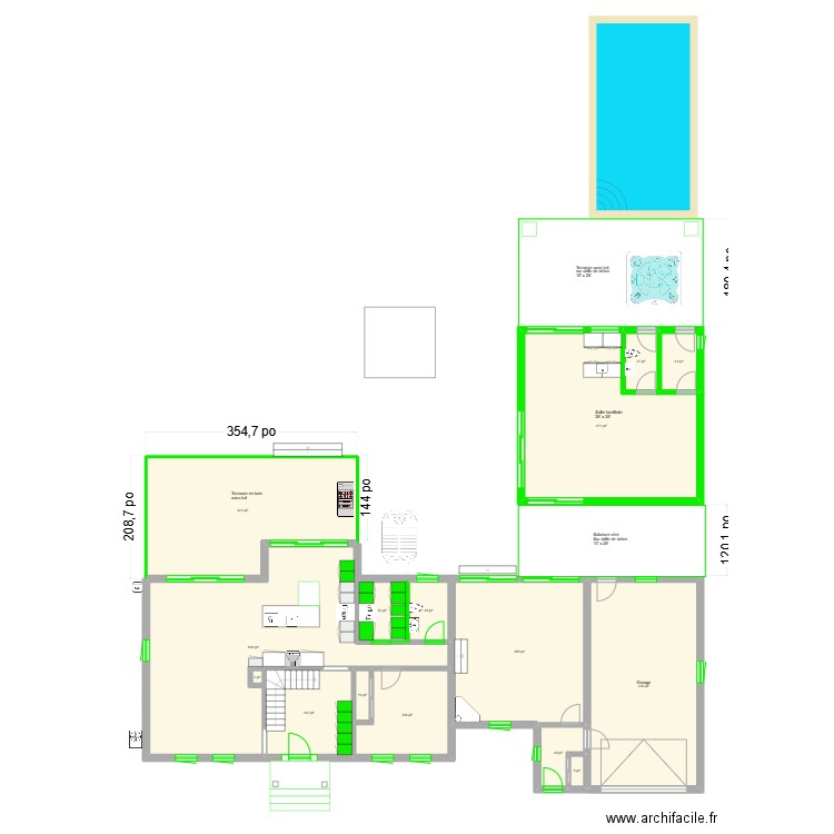 2083 Bachand phase 2. Plan de 33 pièces et 457 m2