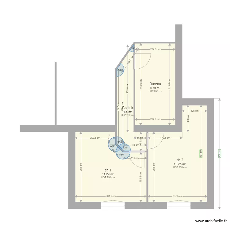 ACR CHAUVET. Plan de 4 et 37 m² ACR CHAUVET. Plan de 4 et 37 m²