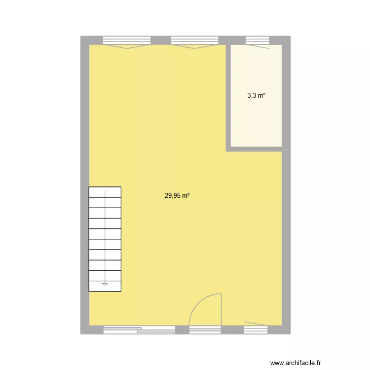 loc. Plan de 2 et 33 m² loc. Plan de 2 et 33 m²