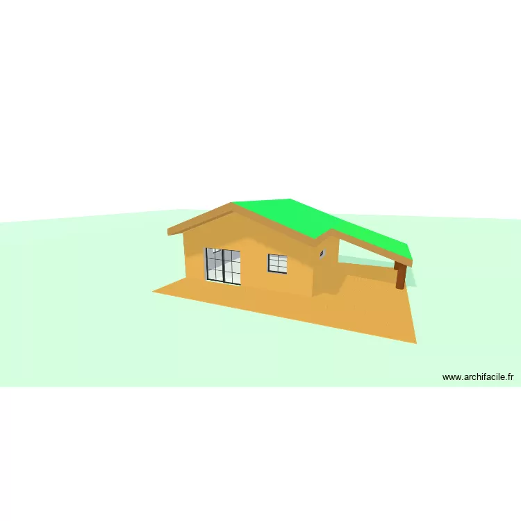 chalet 2. Plan de 