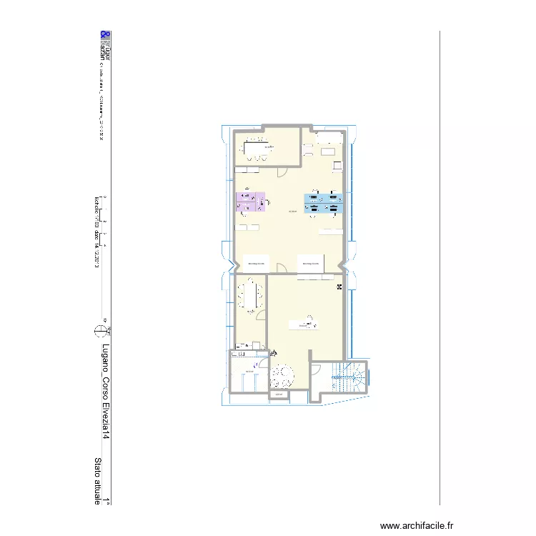 R&eacute;novation Lugano - Option 2. Plan de 