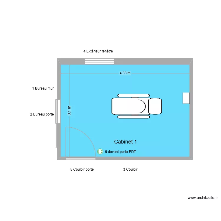 30693 Cabinet 1. Plan de 