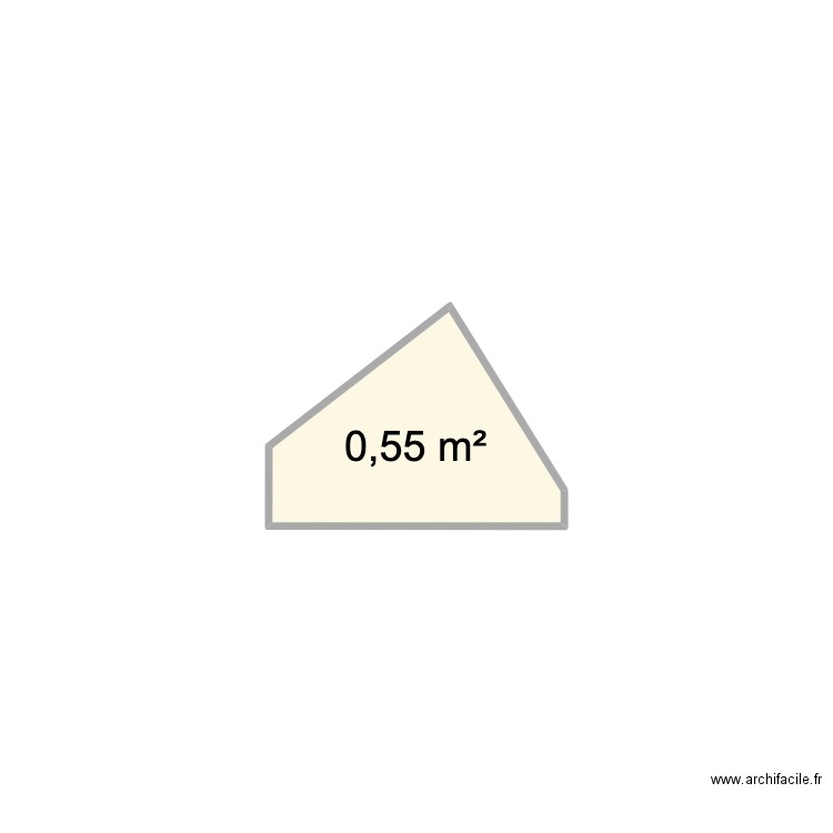 Shower London. Plan de 1 pièce et 1 m2