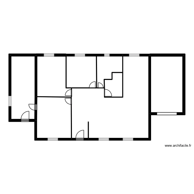 Maison-02. Plan de 6 et 123 m² Maison-02. Plan de 6 et 123 m²