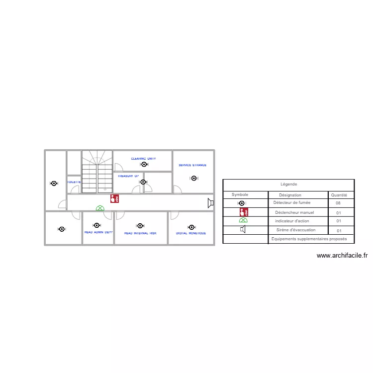  plan ak ETAGE1 inc prop. Plan de 