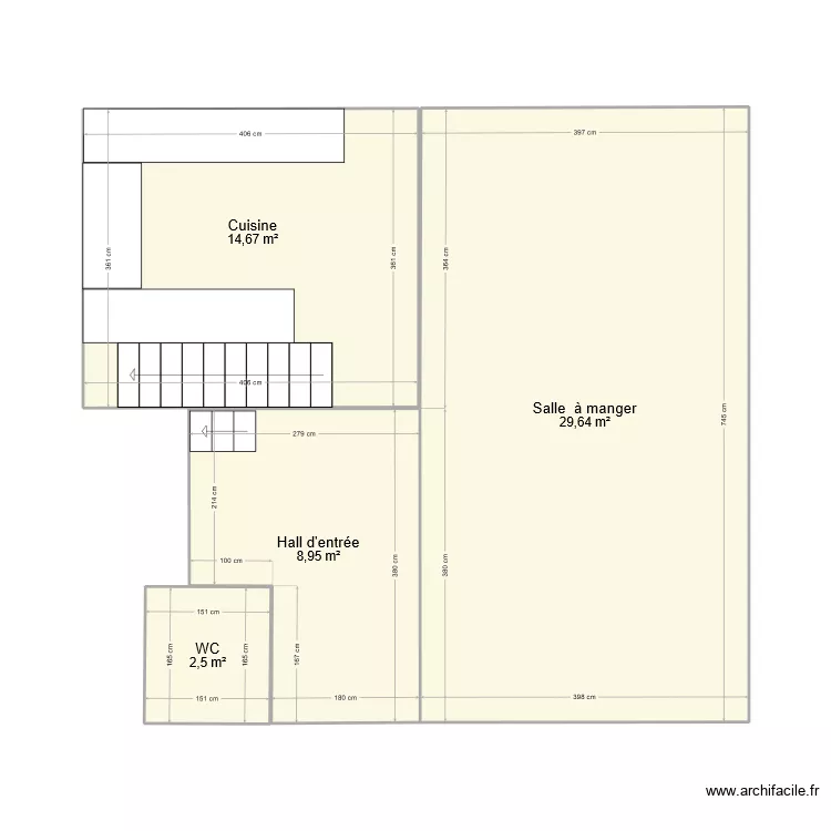 Maison. Plan de 