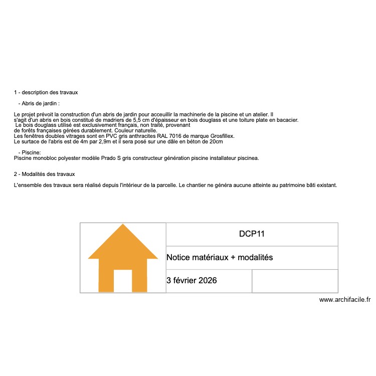 DPC11. Plan de 0 pièce et 0 m2