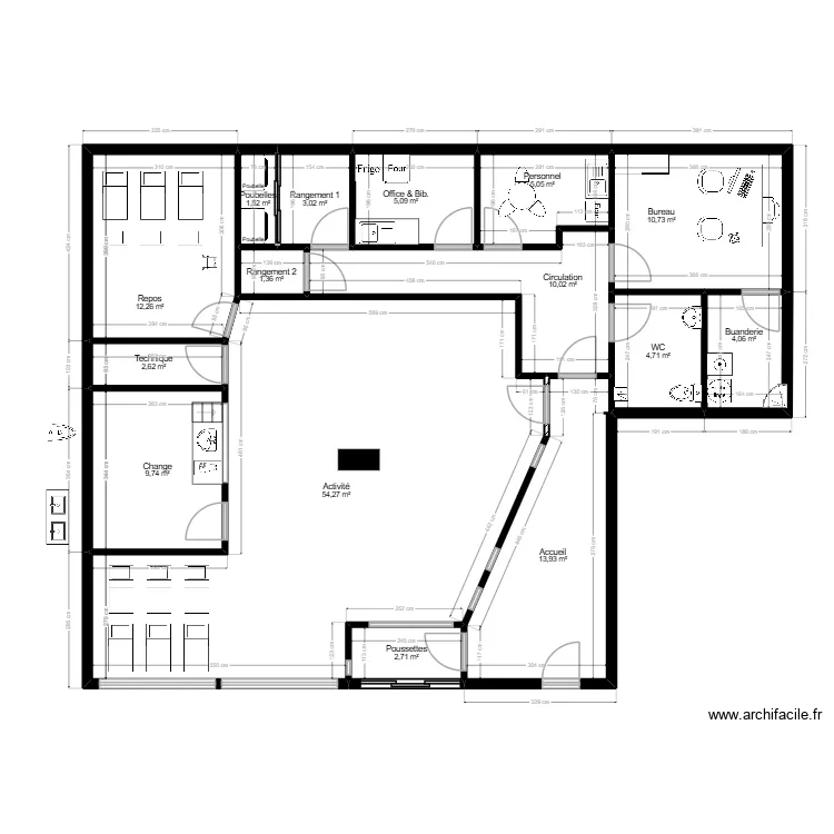 94260 Charcot Fresne v3 190626. Plan de 15  et 141 m²