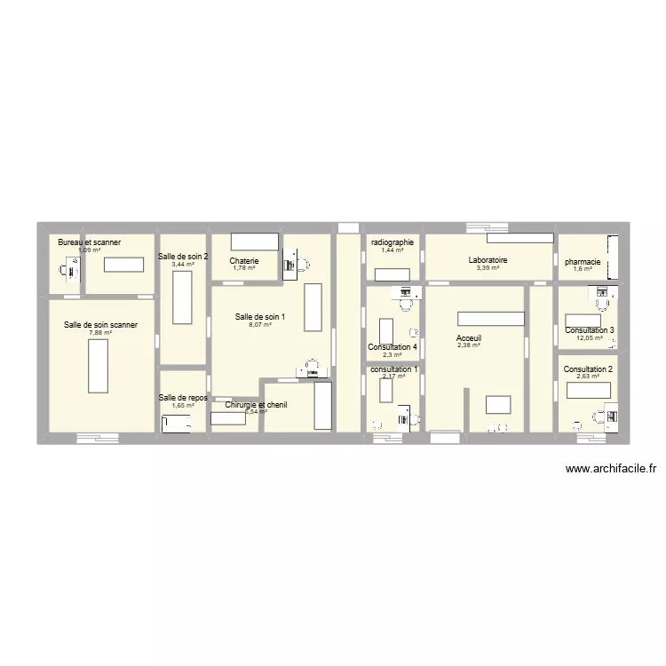 Plan clinique CMONVETO. Plan de 