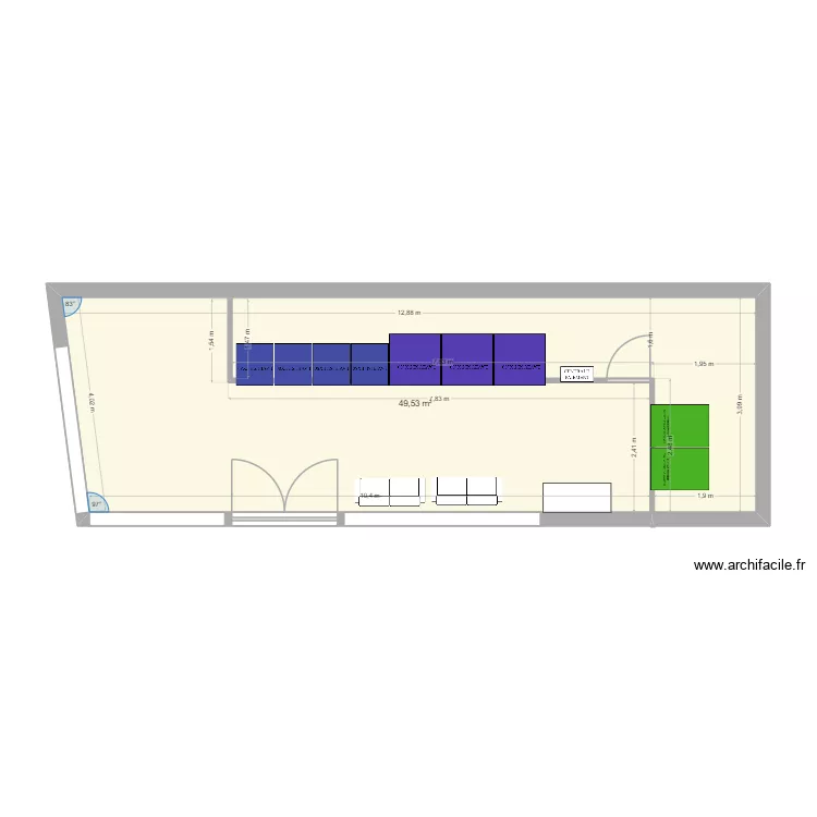 LAVAL. Plan de 1 et 50 m² LAVAL. Plan de 1 et 50 m²