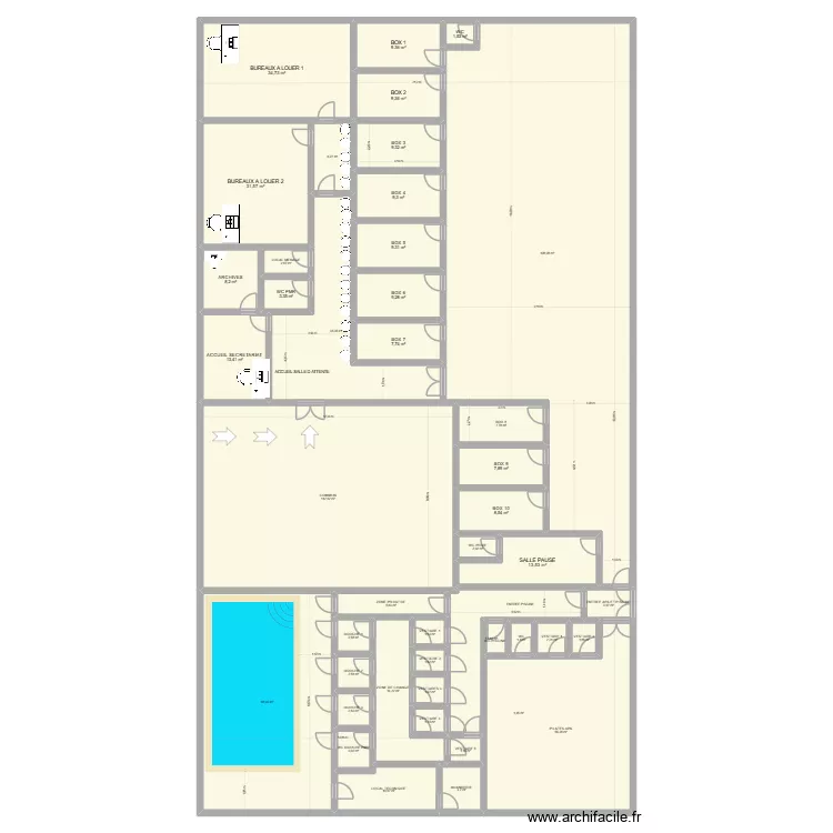 neoterra version final 6. Plan de 44  et 759 m²