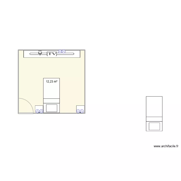 CHAUDIERE. Plan de 1 et 12 m² CHAUDIERE. Plan de 1 et 12 m²
