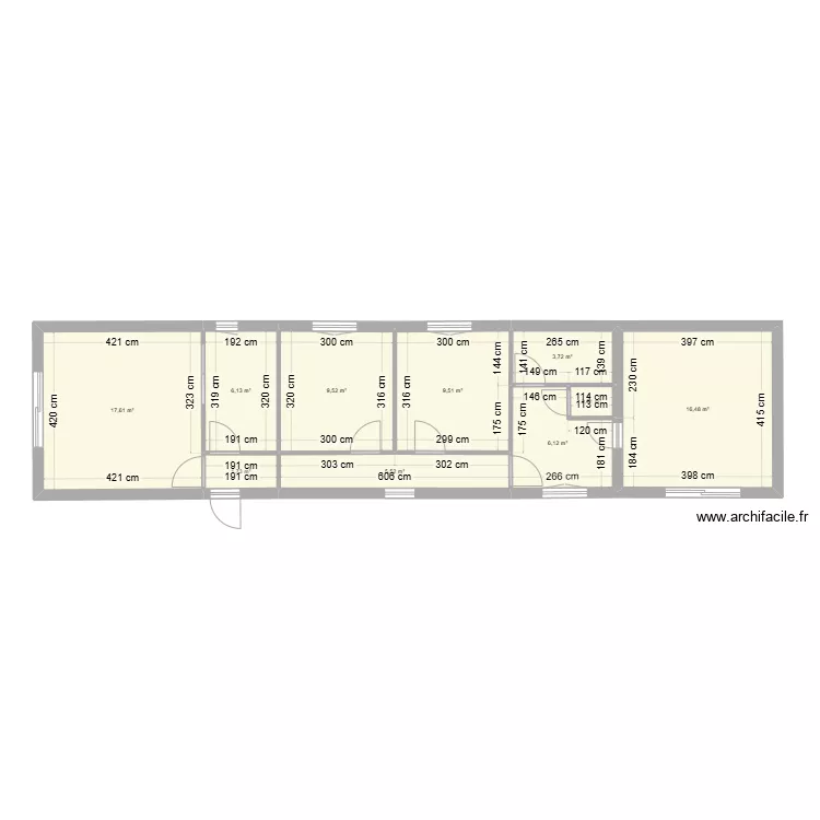 PERAUDEAU origine. Plan de 
