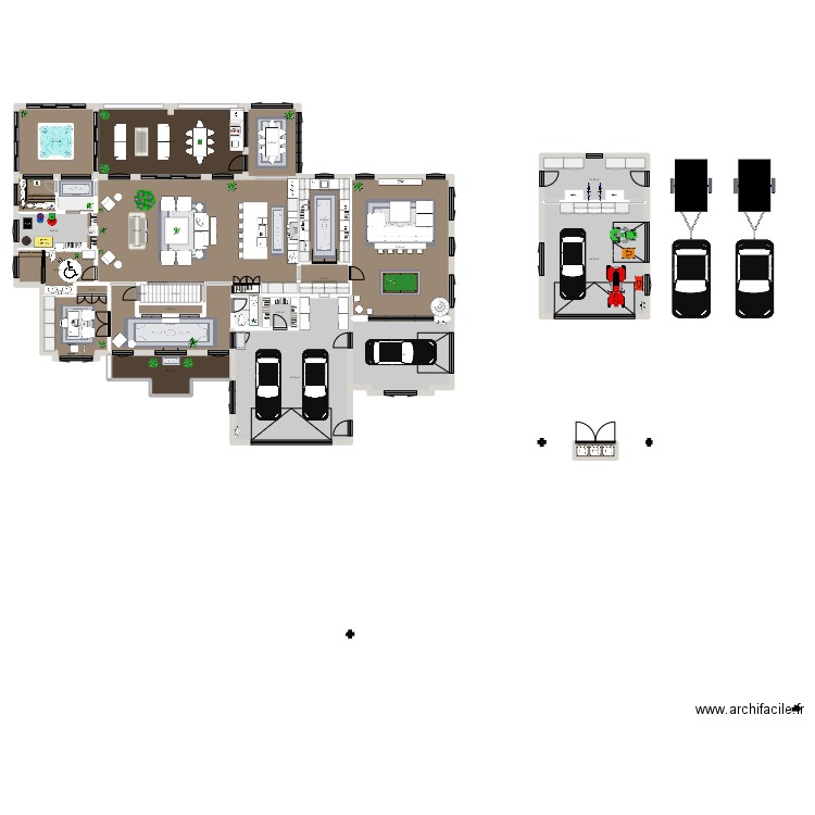 Maison de rêve 7. Plan de 48 pièces et 760 m2