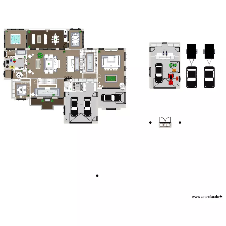 Maison de r&ecirc;ve 7. Plan de 