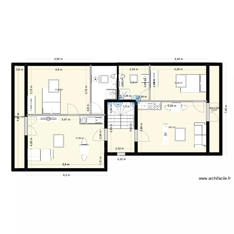2E MJ V2 hesingue. Plan de 