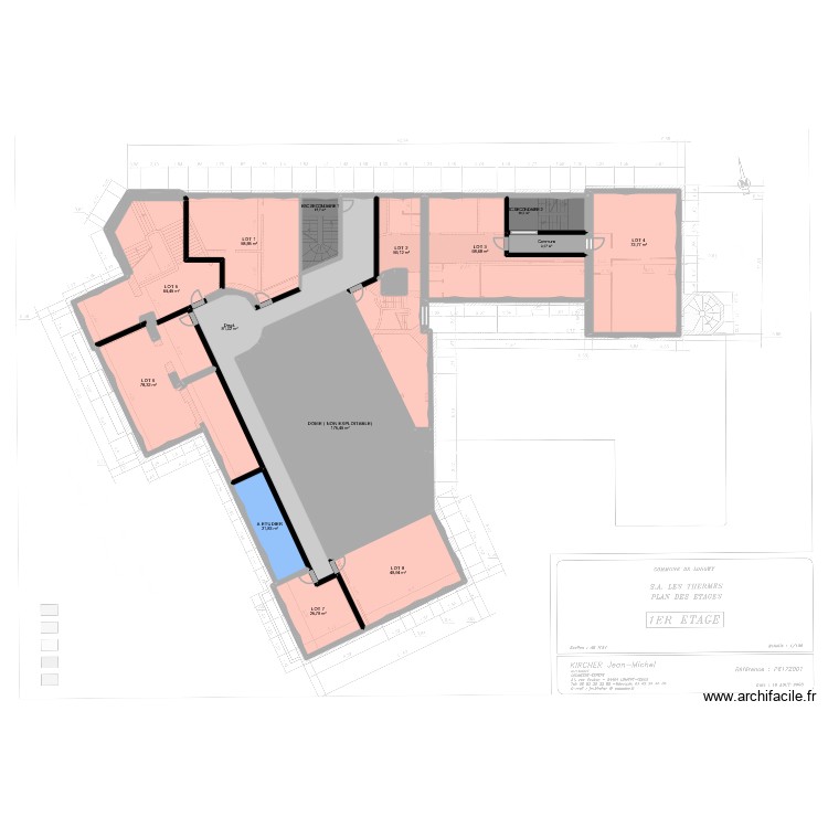 Longwy therme (1er étage). Plan de 0 pièce et 0 m2