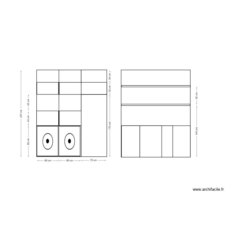 Composition BoConcept 3. Plan de 