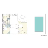 cuisine frigo &agrave; droite