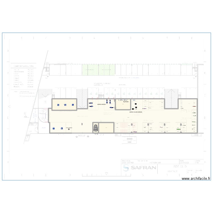SAFRAN MASSY SILO Niveau 0 déc 2024. Plan de 6 pièces et 985 m2
