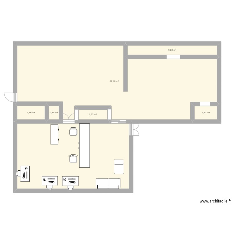 plan garage. Plan de 0 pièce et 0 m2