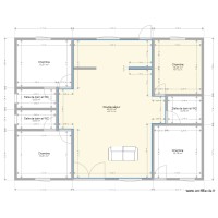 Plan maison 4 Chambre 