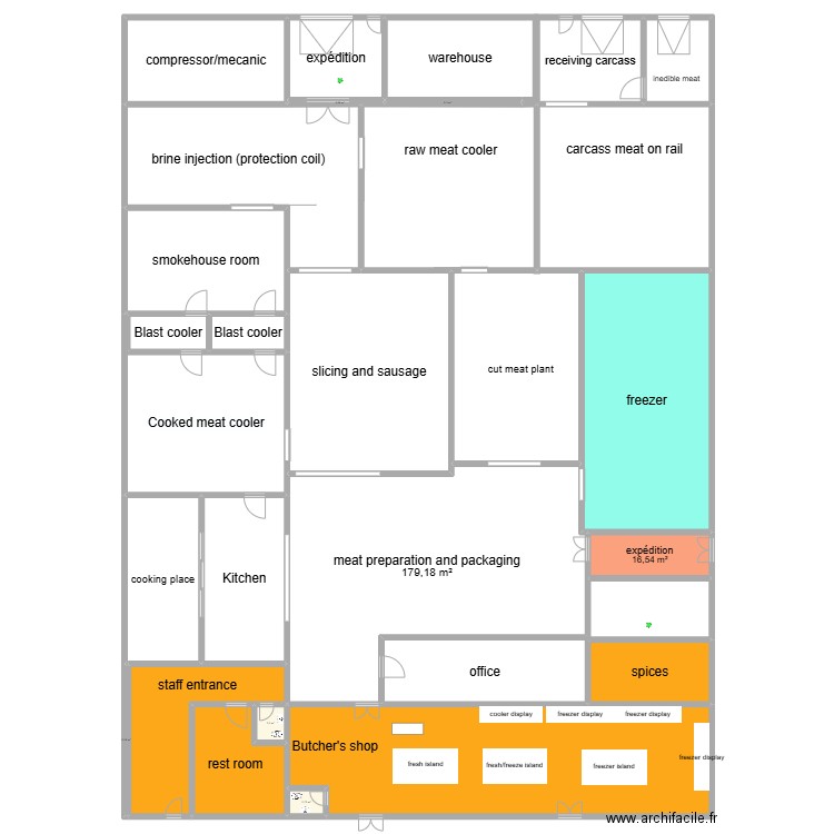 nb2025gw. Plan de 29 pièces et 1447 m2