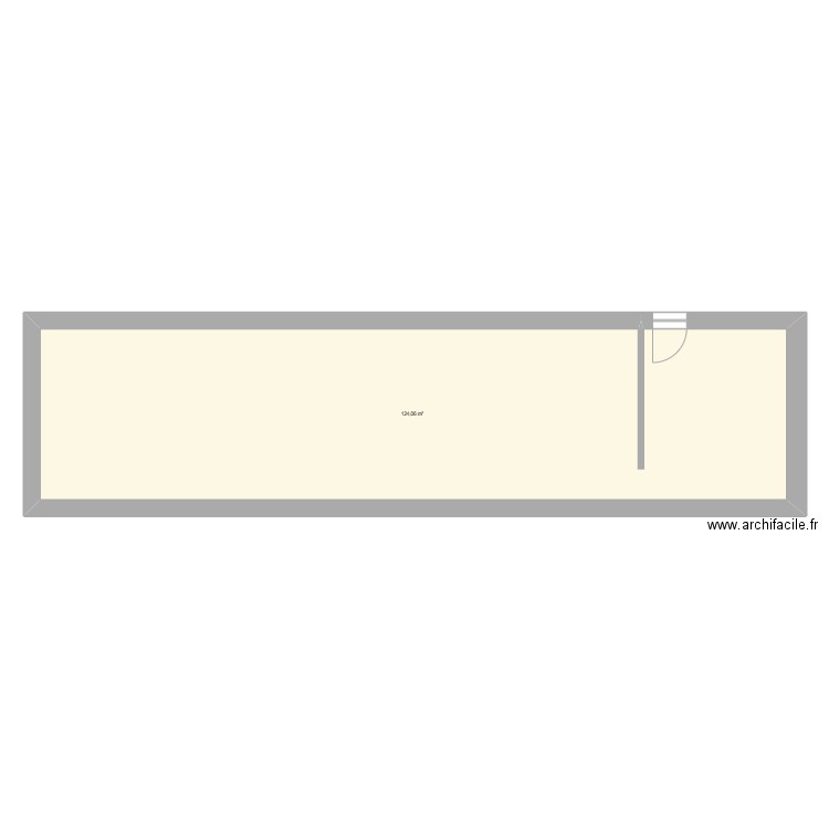 ROUVEREAU RENO. Plan de 1 pièce et 124 m2