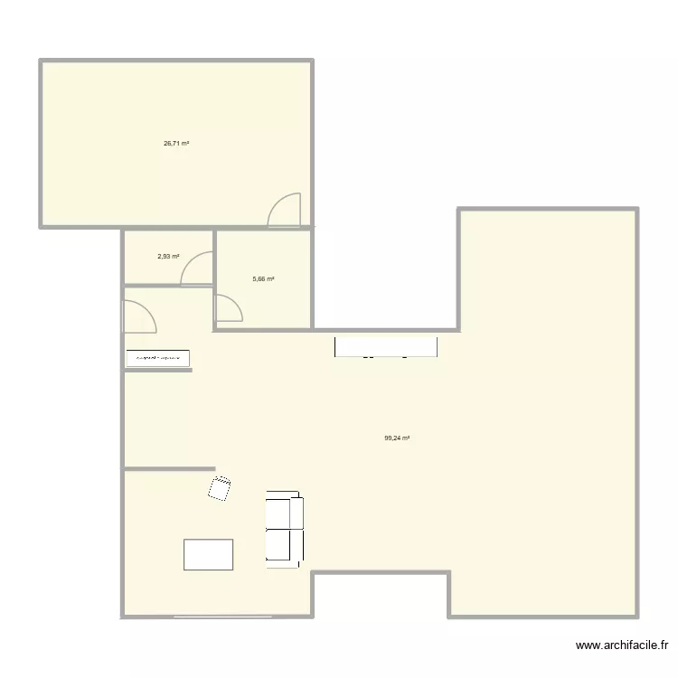 maison en forme u. Plan de 4 et 135 m² maison en forme u. Plan de 4 et 135 m²