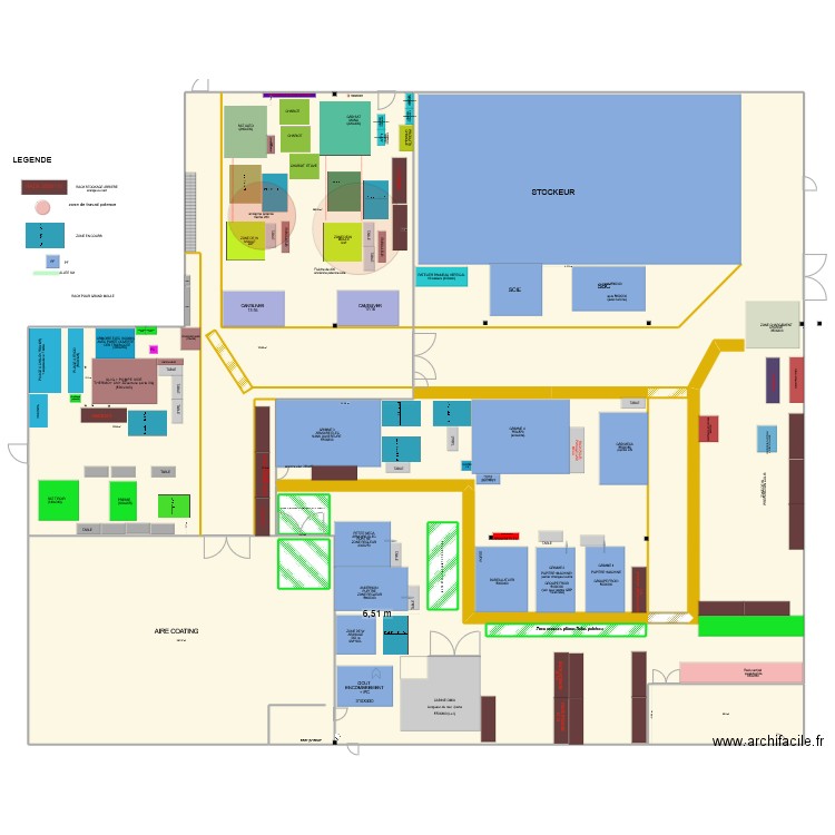 PLAN MODIFICATION ALLEE 2024. Plan de 12 pièces et 2750 m2