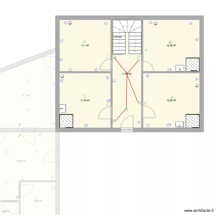 Charlotte. Plan de 15 et 164 m² Charlotte. Plan de 15 et 164 m²