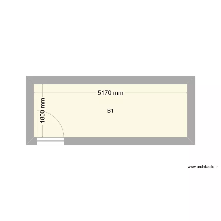 Local v&eacute;lo B&acirc;timent 1. Plan de 